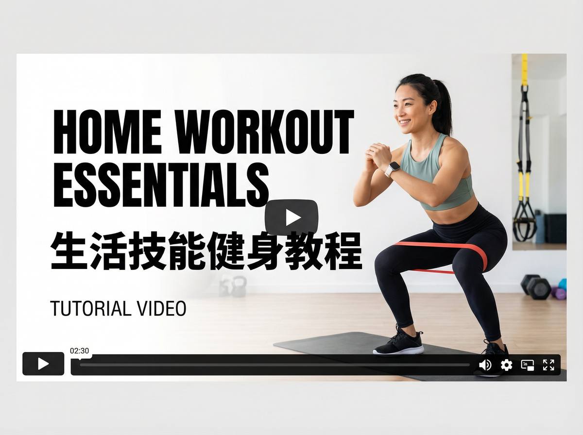 每日大赛生活技能视频-居家健身教程视频